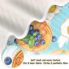 WIFIU Pancakes Eggs Bacon Blueberries Baby Boys Girls Blanket 30x40 in, Soft Receiving Swaddling Nursery Blankets for Newborn Infant Toddler view 3