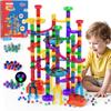 MaxTronic Glowing Marble Run, 150 Pcs Marble Race Building Blocks Construction STEM Learning Toys Perfect Christmas Birthday Gift for Boys and Girls Aged 3-12 view 1