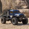 EAZYRC FMS Rochobby 1/10 Atlas Ready Set RC Crawler RC Truck 4X4 with Lighting, 2.4GHz Radio,Ball Bearing, Metal-Gear Full,4 Link Suspension,Rapid Separation Car Body for Adult (Blue) view 2