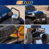 EAZYRC FMS Rochobby 1/10 Atlas Ready Set RC Crawler RC Truck 4X4 with Lighting, 2.4GHz Radio,Ball Bearing, Metal-Gear Full,4 Link Suspension,Rapid Separation Car Body for Adult (Blue) view 4