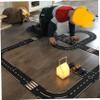 Flexible Car Tracks for Kids, 12PCS Indestructible Waterproof Modular Puzzle Track, Flexible Expressway Circuit Set Toy for Indoor Outdoor Toys and Games.. view 2