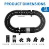 Flexible Car Tracks for Kids, 12PCS Indestructible Waterproof Modular Puzzle Track, Flexible Expressway Circuit Set Toy for Indoor Outdoor Toys and Games.. view 3