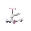 Bicycles Wiggle Scooter Foldable for Kids Kick Scooter Balance Scooters with Seat Cushion Adjustable Height Handlebar(Pink) view 1