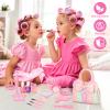 Kids Washable Makeup Kit for Girls, 17 Pcs Non Toxic Make Up with Purse - O view 2