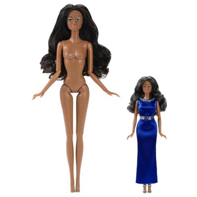 1/6 Scale Action Figure, Multi Jointed Movable Female Action Figure Body for Display & Collection, Black Hair Toys and Games..