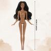 1/6 Scale Action Figure, Multi Jointed Movable Female Action Figure Body for Display & Collection, Black Hair Toys and Games.. view 2