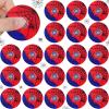 24PCS Spider Web Fidget Spinners, Red and Blue Spider Web Theme Birthday Party Favors, Mini Fidget Sensory Toys Bulk, Goodie Bags Stuffers Carnival Classroom Prizes Treasure Box Fillers view 1