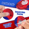 24PCS Spider Web Fidget Spinners, Red and Blue Spider Web Theme Birthday Party Favors, Mini Fidget Sensory Toys Bulk, Goodie Bags Stuffers Carnival Classroom Prizes Treasure Box Fillers view 3