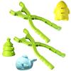 2 Set Snowballl Maker - Snowballl Mold Clips | Snow Toys for Kids Outdoor | Winter Snow Ball Fights Maker Tools with Replacement Heads | Snows Games Accessories | Cute Rice Ball Mold with Handle view 1