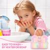 Kids Washable Makeup Kit for Girls - 17 Pcs Real Non Toxic Make Up Set with Personalized Purse - Toddler Girl Birthday Gifts Princess Toys Age 3 4 5 6 7 8 9 10 Years Old Kid - J view 4