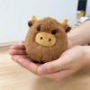Cow Plush Bag Charm, Fun Collectible Adorable Realistic Ornament, 15cm Stuffed Animal Cow Plush Pendant for Adults Lovers Family, Soft Cotton Material with Embroidery Details, Bag Accessory view 4