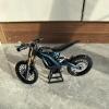 AIVONO 1:9 Scale Electric Dirt Bike Model Compatible with Surron Light Bee X, Motorcycle Miniature with Functional Suspension, Gift for Dirt Bike Fans (Burnt Titanium Blue) view 2