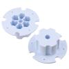 2pcs Plastic Toy Car Gearbox Coupler for Electric Toy Car Tire Adapter, Dual Drive Tire Connection Clip Compatible with 13 Inch 390/550/570 Gearbox - No. -2(No.) view 2