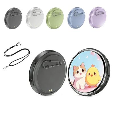 Electronic Badge Digital Display Pin, 1.7" HD Touch Screen Electronic Badges with Pin, 2026 New Smart Electronic Badge Pins, For Fans (E)