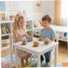 Peosaard Tea Set for Toddlers, Tea Sets for Toddlers 3-5, Educational Party Set with Silicone Teapot, Cups, Coasters with Serving Spoon for Girls and Boys, Party view 4