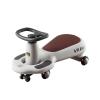 Bicycles Wiggle Car for Kids Swing Car Flashing Wheel & Music Ride-on Toy for Boys Girls 3 Year Old and Up(Khaki,No Push Handle) view 1