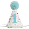 KOJIN 1st Birthday Hat for Baby Girl/Boy - First Birthday Decorations, Cake Smash Photo Prop (Green) view 1