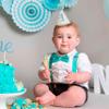 KOJIN 1st Birthday Hat for Baby Girl/Boy - First Birthday Decorations, Cake Smash Photo Prop (Green) view 3