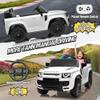 2 Seater Ride On Car for Kids, 24v Licensed Land Rover Defender Electric Power Ride On Truck Toy with Remote Control, 4x100W, Music, Shovel Toy, Soft Start, 3 Speed (White) view 4