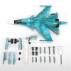 Flying Airplane Model 1:72 Scale  SU-34 Su34 Russian Air Force Diecast Airplane Plane Fighter Aircraft Model Static Alloy Aviation Airbus view 4