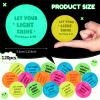 Seenelling 120 Pcs Christian Glow in the Dark Bouncy Balls Easter Jesus Bible Verse Rubber High Bouncing Balls Christian Party Favor Religious Classroom Gifts view 2