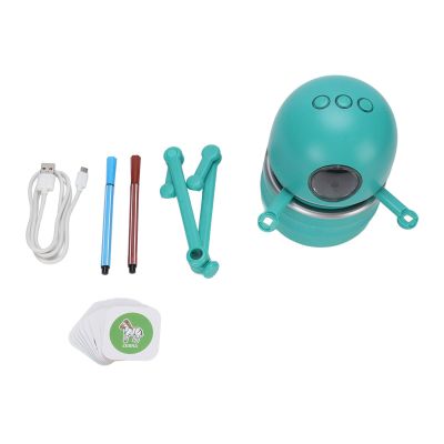 Aumotop Educational Drawing Robot Interactive Learning Toy for Kids 3+ Enhances Skills for Home Learning Made of Plastic
