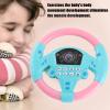 Aoaoy Steering Wheel Toy for Kids, Baby Educational Copilot Steering Wheel Music Children Intelligent Toy (Pink and Blue) view 4