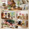 6 Set Flowers and Animal Building Blocks Blind Box -5 Flowers & 1 Animal (Highland Cow or Black Cat) Random Building Sets,A CreativeToy for Kids & Adults,Great for Desks or Farm Decor,Gift Ages 6+ view 4