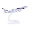 Flying Airplane Model 16CM Diecast 1:400 Scale B777 El Al Air Airlines Metal Alloy Aircraft Plane Model Toy for Collection Aviation Airbus view 1
