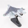 Flying Airplane Model Diecast Metal Alloy 1/100 Scale Russian Su 57 SU57 Fighter Airplane Aircraft Model Su-57 Plane Toy for Collection Aviation Airbus view 4