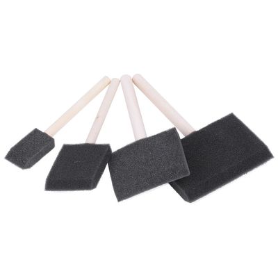 Jeffergarden Paint Brush, Wooden Handle, Easy to Clean Sponge Brush for Drawing and Cleaning, Ideal for Kids and Art Projects
