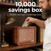 10,000 Savings Box,10000 Savings Challenge Box,Caja para Ahorrar 10,000,Money Saving Box 1000/5000/10,000,The Cash Vault Wooden Money Savings Box,Money Box Wooden as Gift for self-Discipline. (10K) view 2
