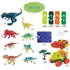 Dinosaur Toys, Create A Dinosaur World Road Race, Flexible Track Playset view 3