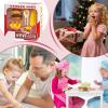 Fast Food Play Set Pretend Cooking Toys | Removable Simulated Educational Fake Food Kit Designed for Boys Kids Preschool Kindergarten Students Interactive Role Play Kitchen Learning view 4