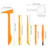Angoily 3 Sets Kids Digging Tool Toy Set Plastic Hammer Brush Chisel Excavation Tool Kit Educational Pretend Play Dig Kit view 2