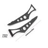 Components For TAMIYA For TT01 For TT02 XV01 PTG2 For HSP 94123 FW06 1/10 Metal Tail Wing Rear Spoiler RC On-Road For Racing For Rally Drift Car view 4