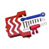 RC Crawlers Components For Traxxas 1/5 For X-Maxx 6S 8S 4WD For Monster Truck 77076-4 77086-4 RC Car Upgrade Parts Metal Steering Servo Mount Support 25T Servo Arm(Red) view 2