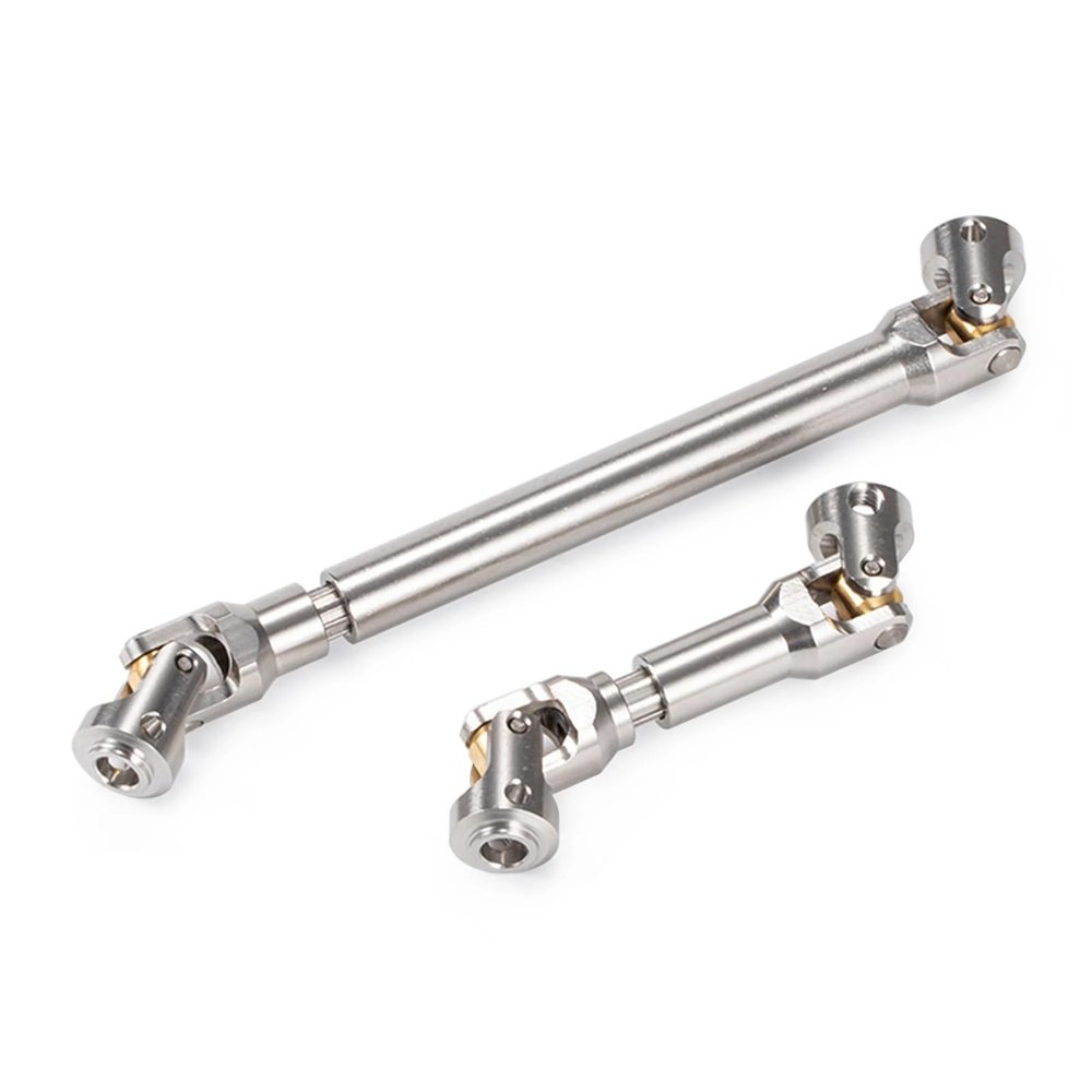RC Crawlers Components For Element For Enduro For SCX10 III For Capra For TRX4 For AR44 AR46 1/10 Drive Shafts Shock Absorber Wheels Replacement RC Crawler DIY Upgrade Car Parts(Drive Shafts 1)