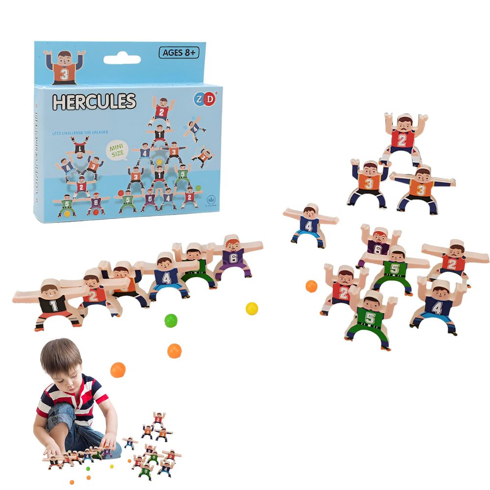 Balance Stacking Game - Stackable Balance Entertainment - Stacking Blocks | for Kids Children Adults Teens Home Travel Playroom Kindergarten