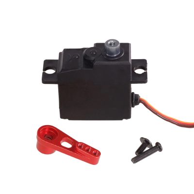 RC Models Spare Parts For MN99s For MN78 For MN82 For MN168 1/12 JX Servo PDI-1181MG 18g 3.5KG Digital Metal Gear RC Car Helicopter Airplane Parts(Red)