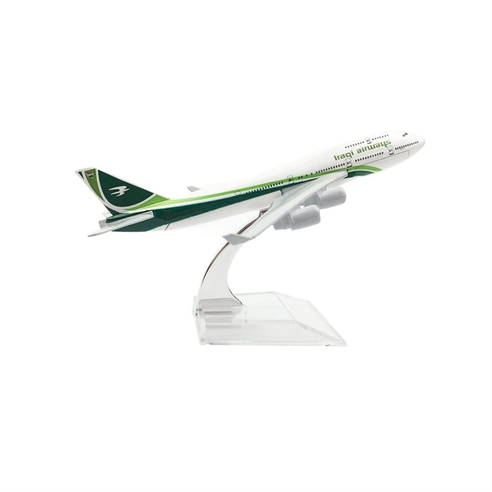 ZFQSEXTWT for Iraqi Airways Aircraft Model Boeing 747 16cm Metal Alloy Die Cast 1 400 Toy Gift Hobby Playgame Kit