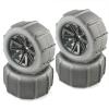 RC Models Spare Parts For HBX 16889 16889A 16889A Pro 16890 16890A SG1601 SG1602 For XLF F-16 F-17 F-18 4Pcs 80Mm Snow Sand Tire Wheel Parts view 4