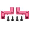 Rc Repairs Spare For Sakura Cero Ultra 1/10 Aluminum Alloy Front Rear Hydraulic Mount RC Drift Car Upgrade Parts Repair Modified Accessories(Pink1) view 1