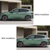 Vehicle Side Skirt for BMW 1 Series F70 M Sport 2025 2026, ABS Lower Side Bottom Line Splitter Lip Spoiler High Toughness Anti Scratch,Gloss Black view 2