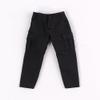 1/12 Scale Casual Work Pants for 6" Body Action Figure, Action Doll Clothes for Action FiguresNo Figure Black view 2