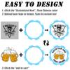 25 Custom Clay Poker Chips, 40mm Heavy 11.5 Grams Casino Sized Personalized Poker Chips with Logo or Text, Customized Drink Tokens for Bar, Party, Business Card, Golf Club or Events (Light Blue) view 4