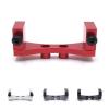 RC Car Models Parts For WPL C14 C24 B14 B24 B16 B36 For MN D90 For MN98 For MN99S RC Car Metal Front Axle Servo Mount Holder Bracket Upgrade Parts Accessories(Black) view 2