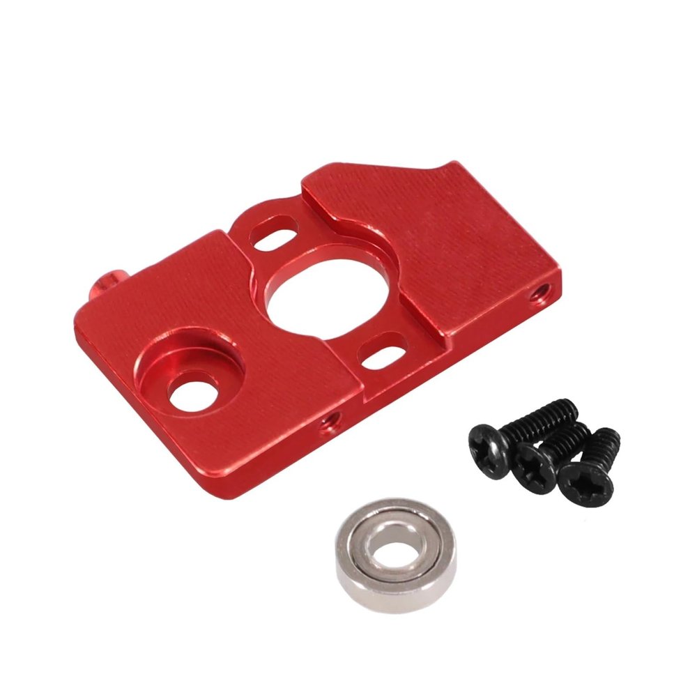 RC Car Models Parts For WLtoys 284010 284161 284131 1/28 Metal Motor Bracket Motor Holder Remote Control Vehicle Upgrade Modified Accessories Parts(Red)