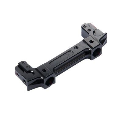 Aluminum Alloy Front Rear Rail Bumper Mounts Servo Stand for AXIAL for SCX10 II 90046 1/10 RC Crawler Car Parts confident(Front)