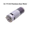 12V24V 42-775 42mm DC Planetary Gear Motor High Power Super Adjustable Speed DIY Electric Machines Home Appliance Robot(16rpm,24V) view 3